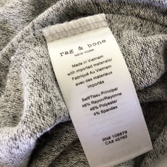 RAG & BONE V NECK LONG SLEEVED TEE SHIRT SMALL - Picture 14 of 14